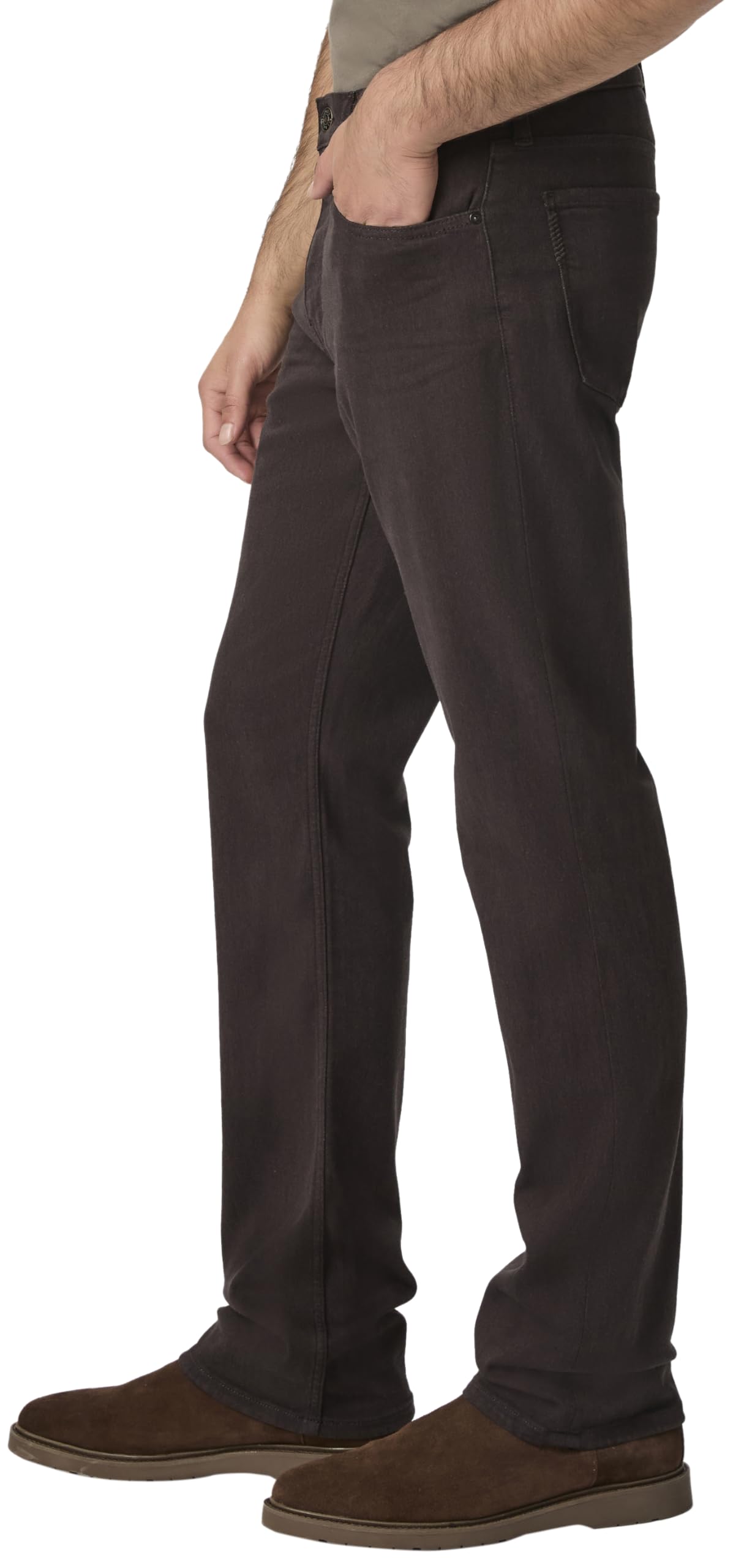 PAIGE Men's Normandie Transcend Straight Leg Jeans - Comfortable Slim Fit Denim Pants for Casual Wear & Office Style