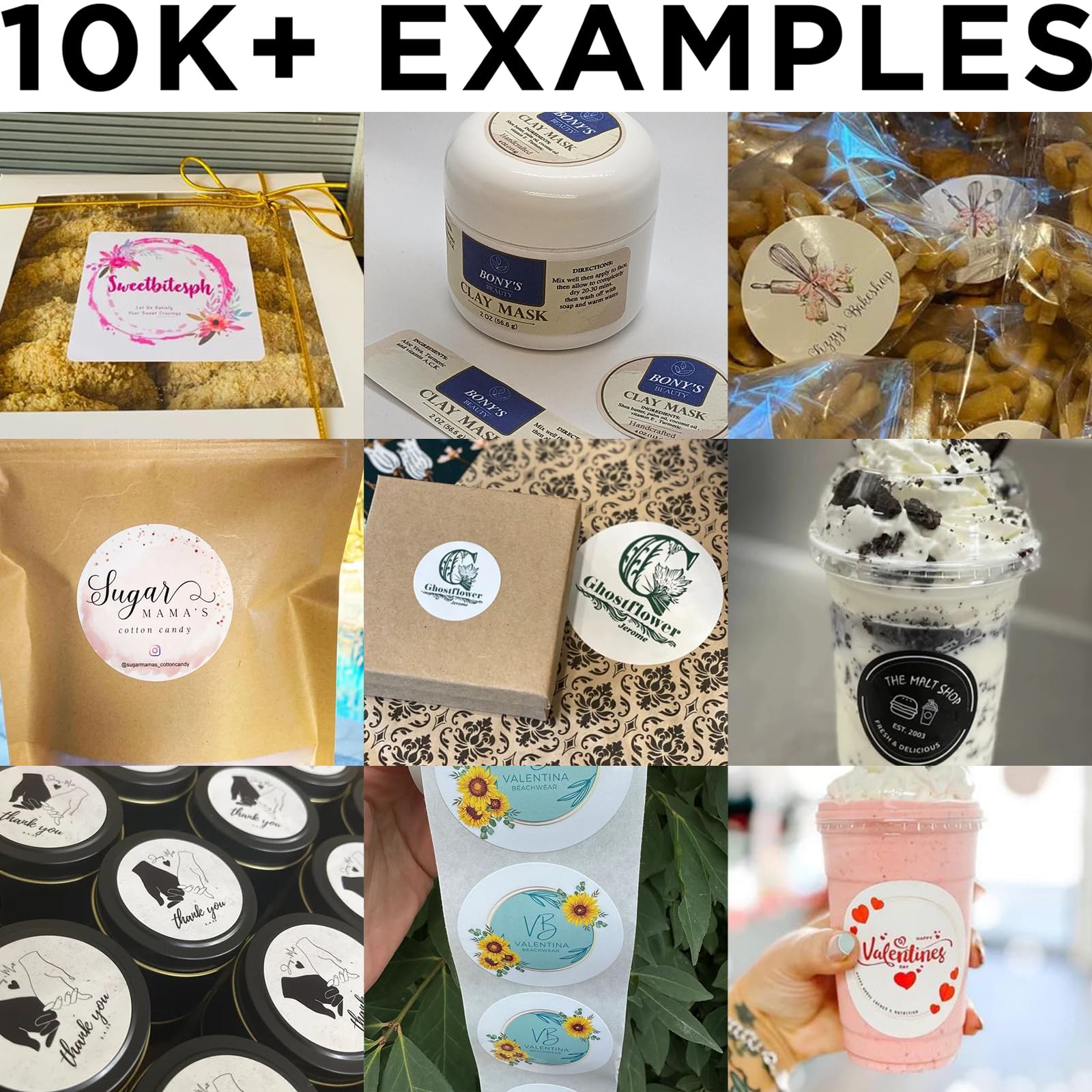 Custom Personalized Stickers & Labels - Create Your Own Design with Logo, Text, or Image - 100 Scalloped 5.5