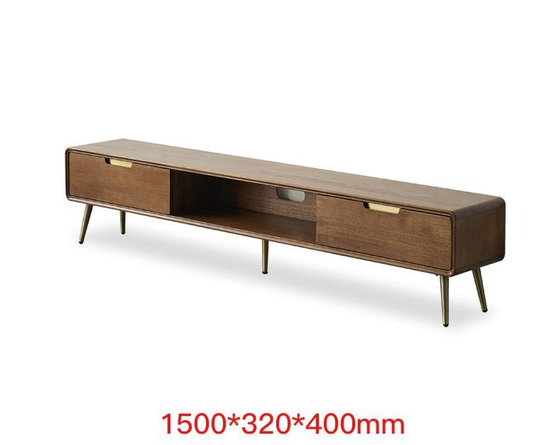walnut 1.5m tv console