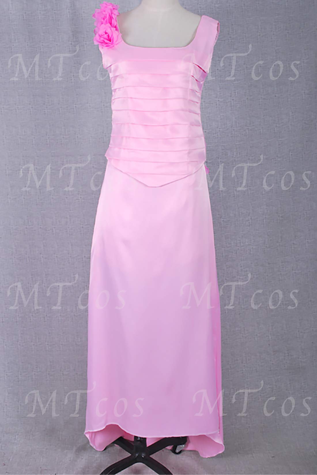 Star Trek Deanna Troi Cosplay Costume - Pink Wedding Dress for Women | Perfect for Halloween, Comic Con & Sci-Fi Events