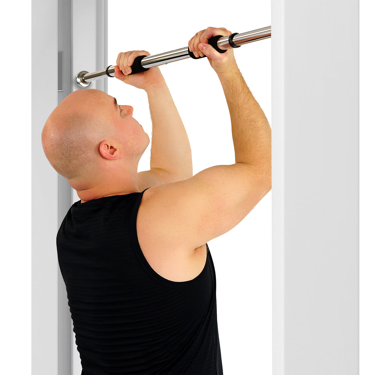 Best Doorway Chin Up Bar - Heavy Duty Pull Up Bar for Home Gym, Strength Training & Fitness - Perfect for Door Frame Exercise, Workout & Muscle Building