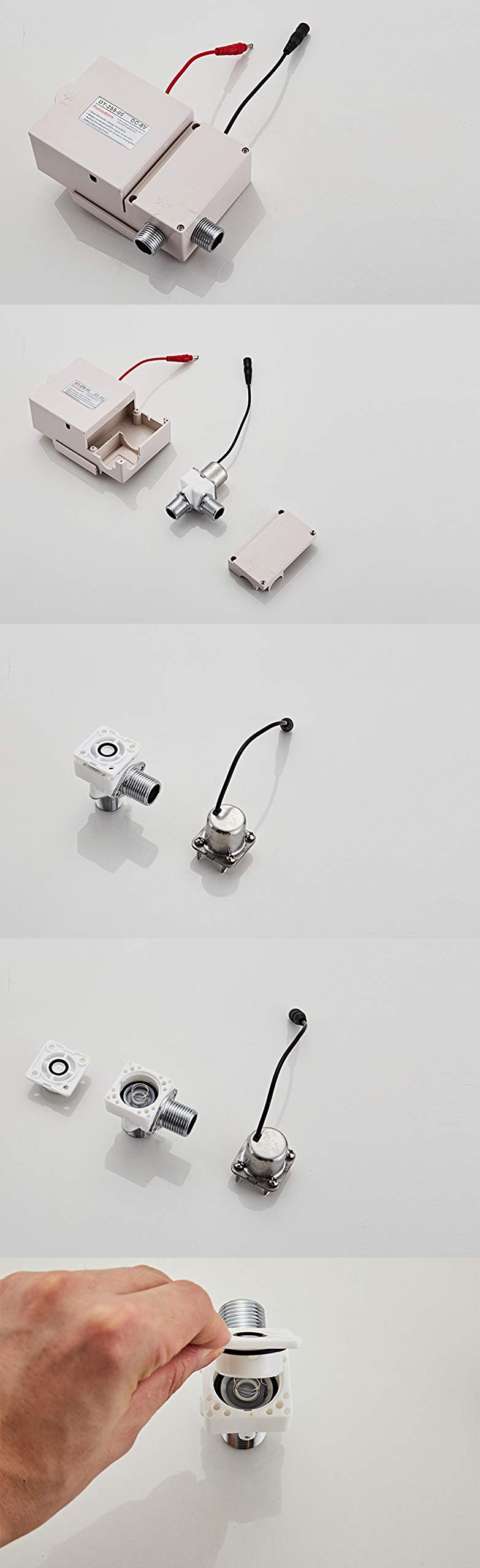 Automatic Solenoid Valves for Touchless Faucet - Water Saving Sensor Faucet Valve for Kitchen, Bathroom & Public Restrooms - Perfect for Hygienic Hands-Free Washing
