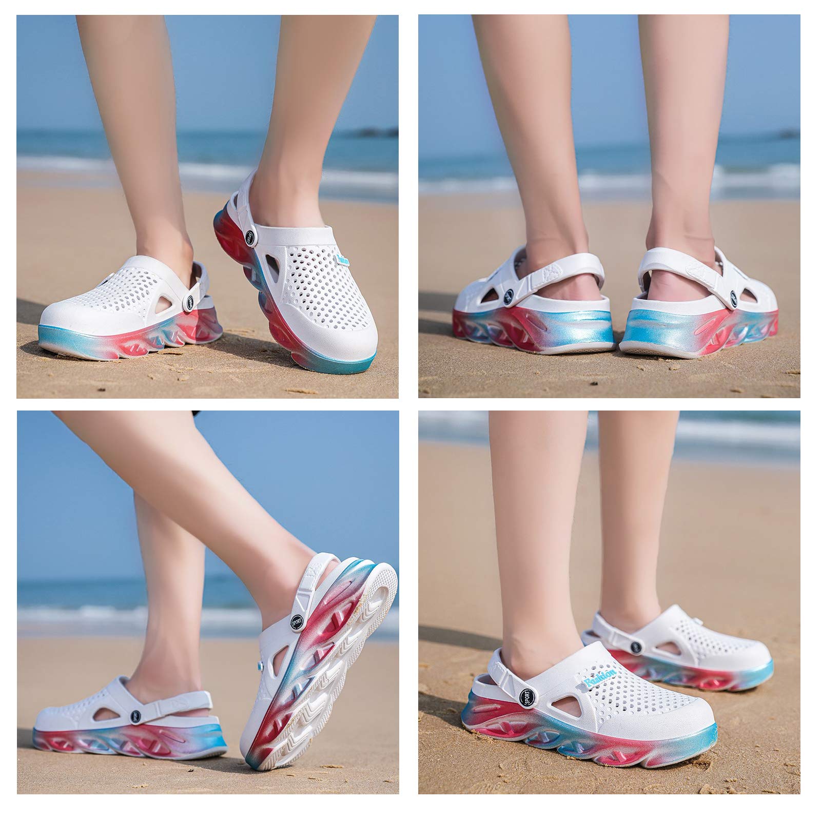 CYian Women's & Men's Anti-Slip Water Sandals - Breathable Quick-Dry Summer Garden Clogs with Arch Support | Perfect for Beach, Pool, Yoga & Outdoor Activities