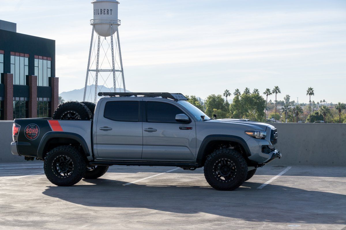 2005-2022 Toyota Tacoma Double Cab Prinsu Design Studio Roof Rack - Heavy Duty Aluminum Cargo Carrier for Off-Roading, Camping & Outdoor Adventures