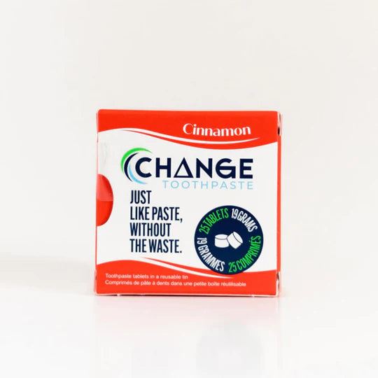 Natural Cinnamon Toothpaste Tablets for Fresh Breath & Whitening - Eco-Friendly Dental Care for Travel & Home Use