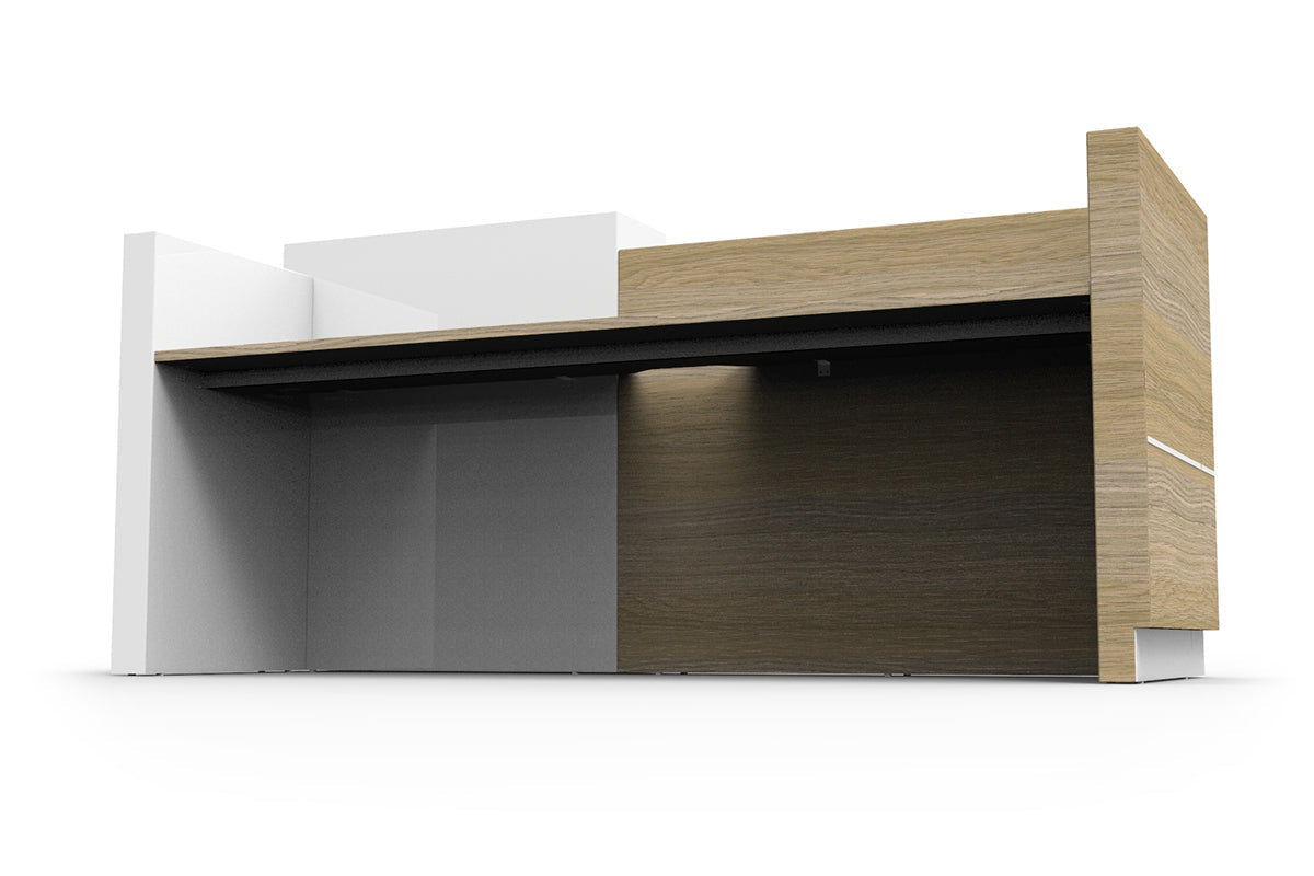 Modern Reception Counter with Sleek Design - Perfect for Office Lobbies, Hotel Front Desks & Business Entrances | Durable & Stylish Workspace Solution