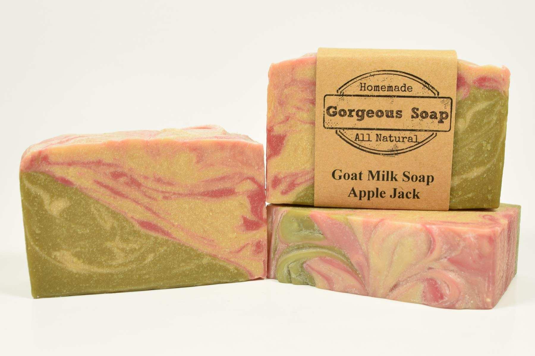 **Apple Jack Goat Milk Soap – All-Natural Handmade Bar Soap for Dry & Sensitive Skin – Moisturizing & Gentle Cleansing – Perfect for Daily Use, Gifts & Self-Care**