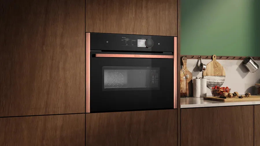 Neff 45cm Built-In Pyrolytic Combi Microwave Oven with Flex Design - N90 Model C29MY7MY0 | Perfect for Modern Kitchens, Baking & Quick Meals