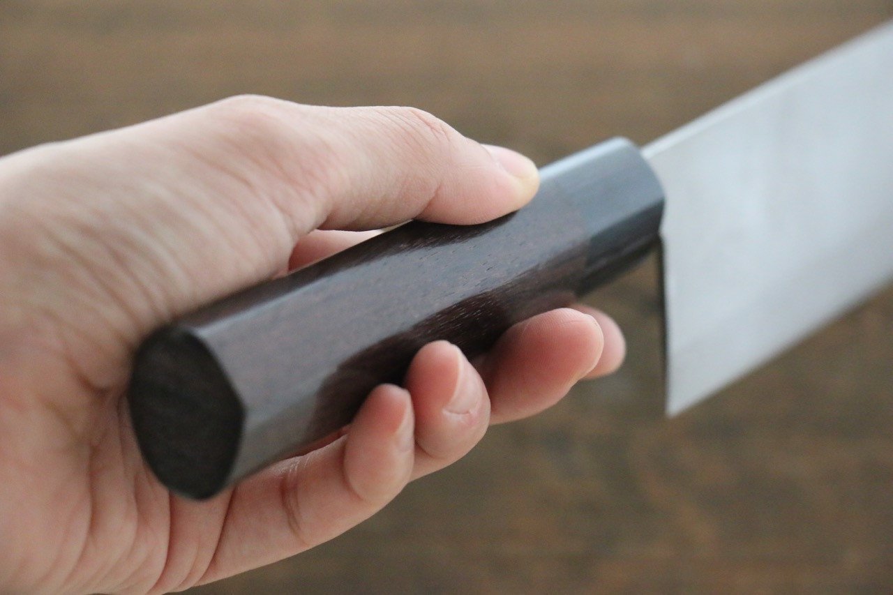Premium Kanetsune White Steel No.2 11-Layer Damascus Nakiri Japanese Chef Knife 165mm (6.5