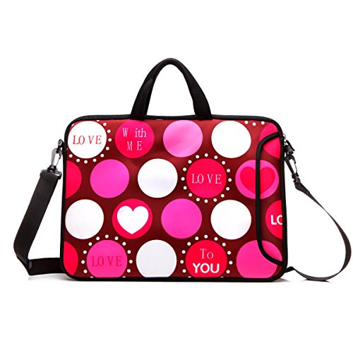 15.6 Inch Laptop Sleeve with Handle & Extra Pocket - Waterproof Protective Case for 14 14.1 15 15.6 Inch Laptops - Perfect for Work, Travel & School Accessories