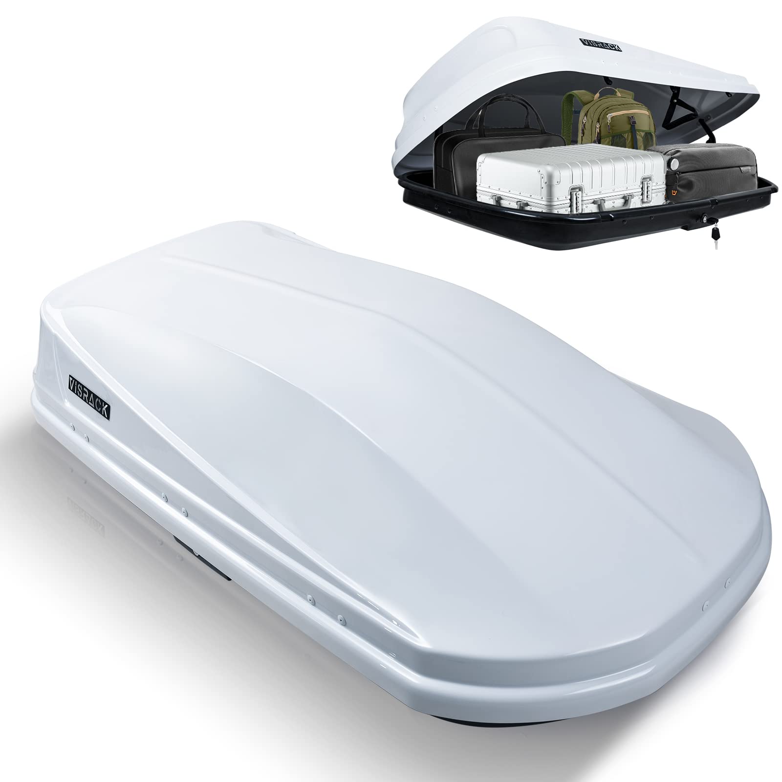 Hard Shell Roof Cargo Carrier 14 Cubic Feet - 62