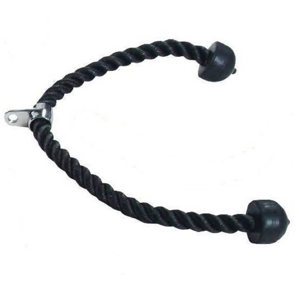 York Barbell Triceps Press Down Rope - Heavy Duty Gym Cable Attachment for Strength Training & Arm Workouts - Perfect for Home & Commercial Gym Equipment