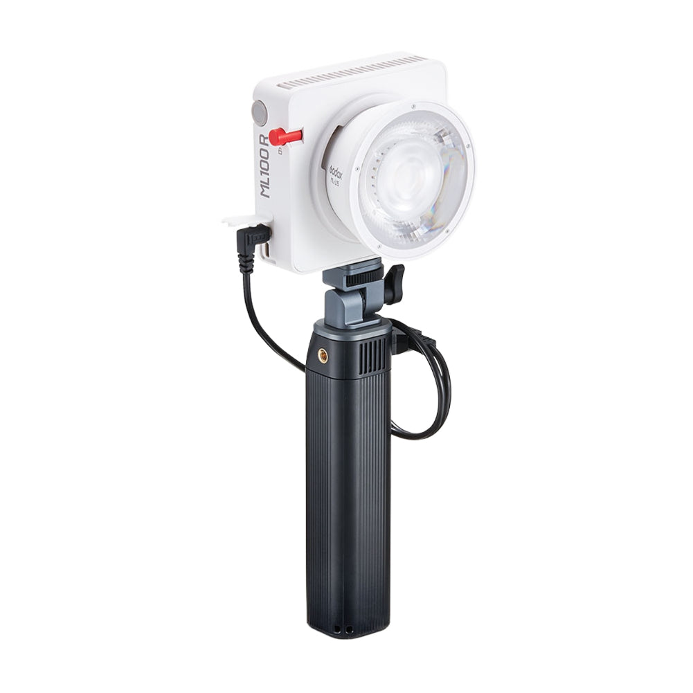 Godox ML100R RGB Portable LED Light Kit with BG02 Battery Handle - Professional Photography, Videography, and Live Streaming Lighting Solution for YouTube, TikTok, and Content Creation