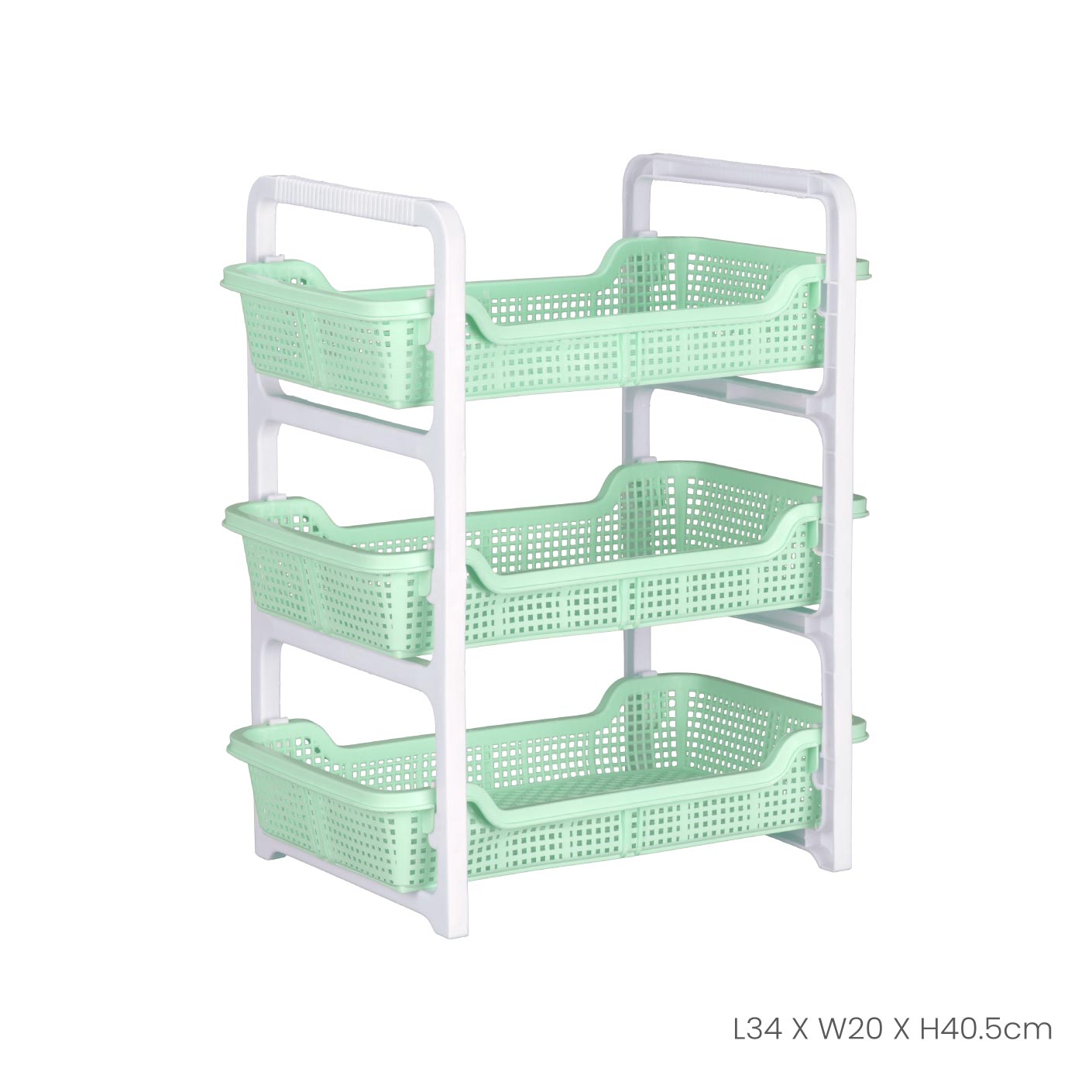 3 Layer DM Tray (7401) - Stackable Plastic Organizer for Office, Kitchen & Craft Supplies - Perfect for Storage and Organization