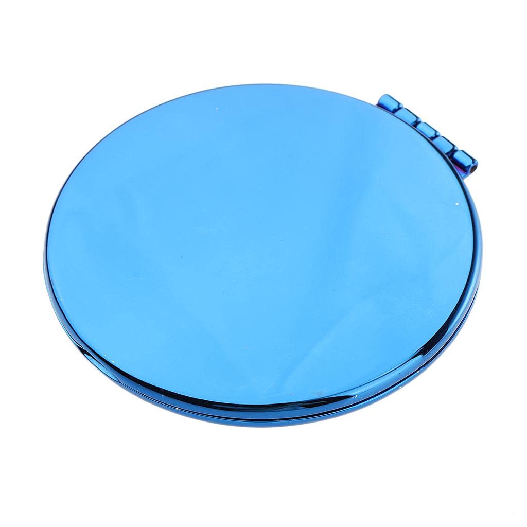 LOSA Fashion Pocket Vanity Mirror - Portable Round Makeup Mirror with Case, Compact Travel Mirror for Women & Girls | Perfect for Purse, Travel, Home & Office Use
