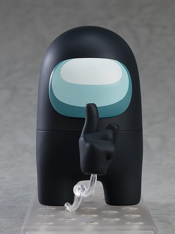 Good Smile Company Among Us Crewmate (Black) Nendoroid Action Figure - Perfect for Collectors, Gaming Enthusiasts & Desk Decor