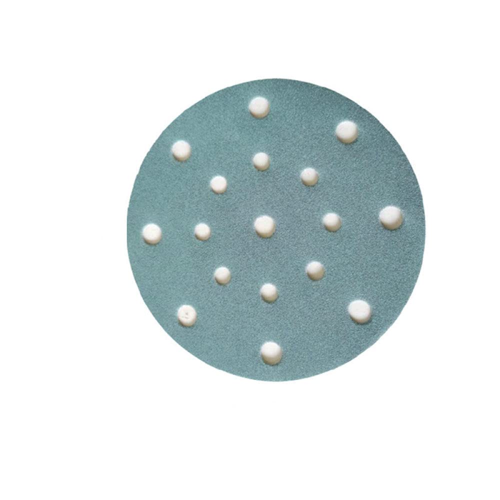 6 Inch 150mm 320 Grit Round Back Velvet Sandpaper - 30pcs Dry Abrasive Paper for Car Putty Grinding & Polishing - Perfect for Automotive Body Repair, Wood Sanding & Metal Surface Preparation