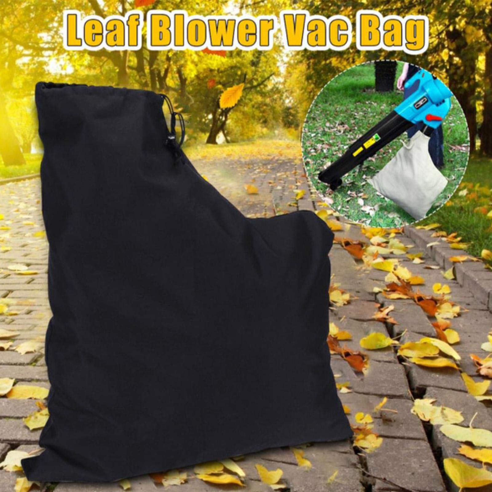 Portable Leaf Blower Vacuum Bag with Bottom Zipper - Durable Outdoor Leaf Collection Bag for Ultra Blower Rake & Vacuum Leaf Blowers - Perfect for Yard Cleanup, Garden Maintenance & Fall Leaf Removal