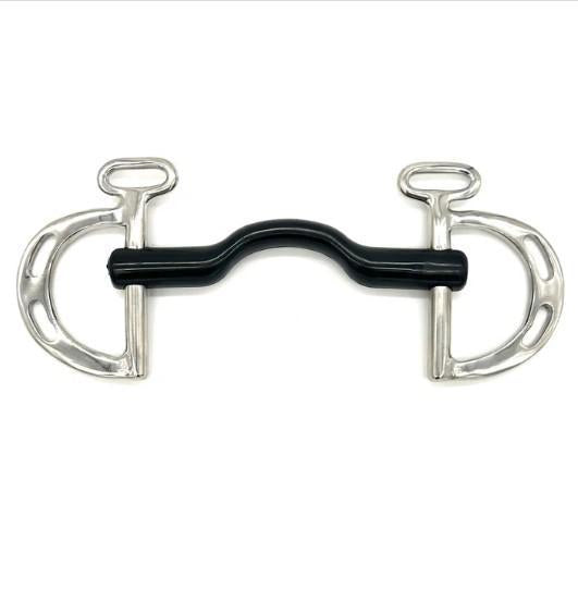 AJR Comfort Port Kimberwick Bit - Stainless Steel Horse Bit for English Riding, Dressage & Jumping - Perfect for Training & Show Events
