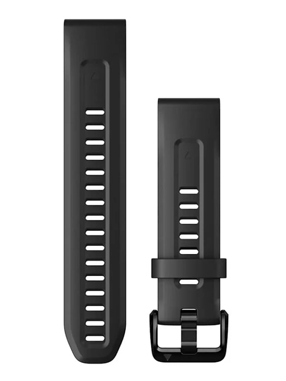 Garmin QuickFit 20 Silicone Watch Band - Replacement Strap for Garmin Smartwatches - Perfect for Running, Swimming & Everyday Wear