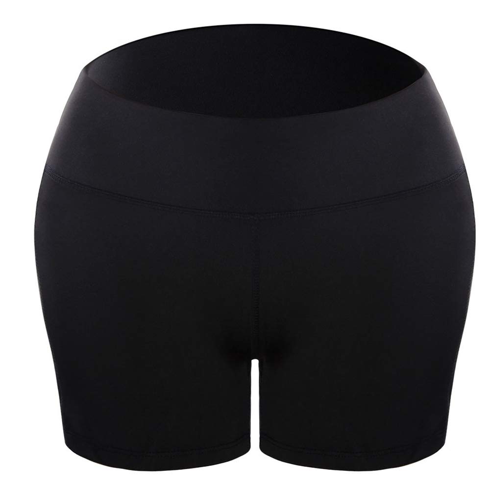 Aniywn Women's Workout Shorts with Side Pockets - High Waisted Tummy Control Yoga Running Athletic Shorts - Perfect for Gym, Fitness, Yoga & Outdoor Activities