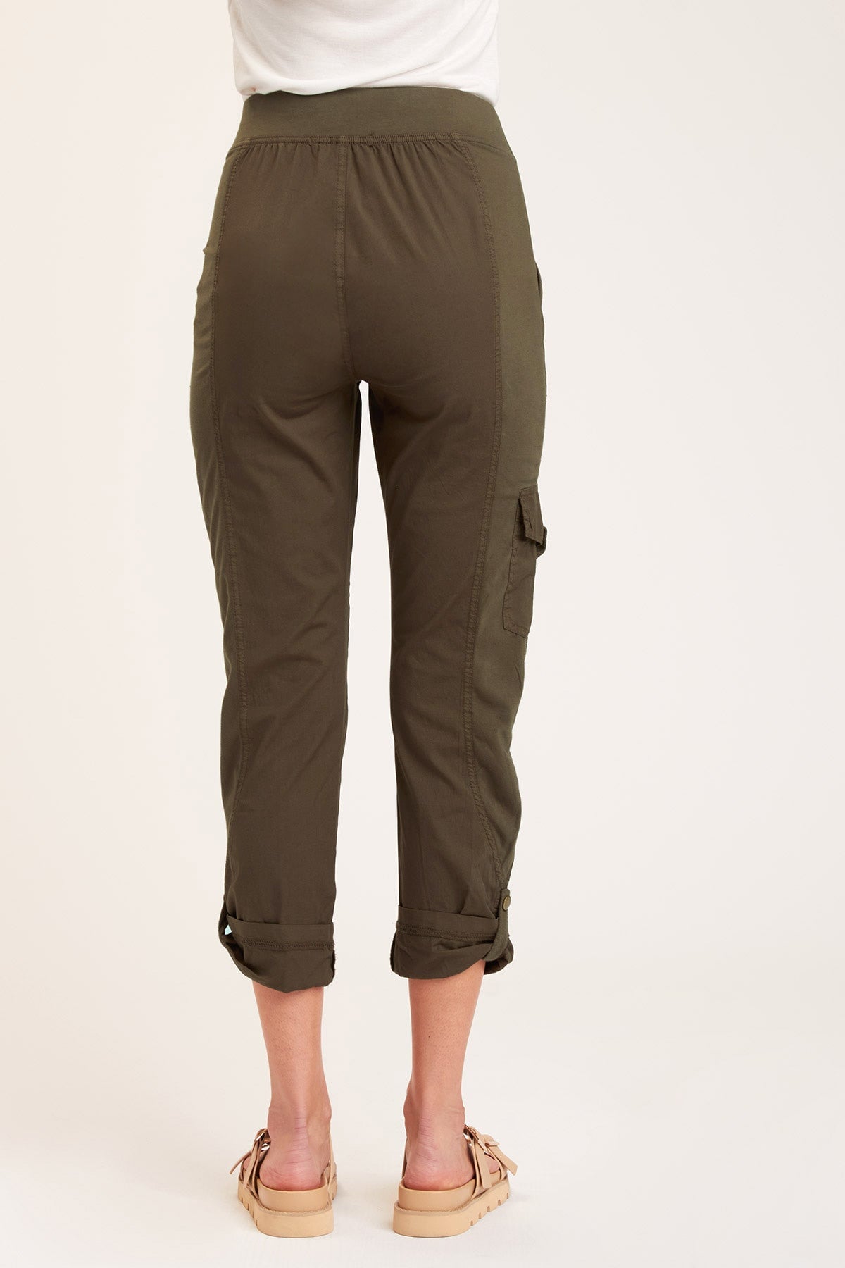 Zayd Women's High Waist Yoga Leggings - Deep Fern Green Workout Tights for Running, Gym & Lounge Wear
