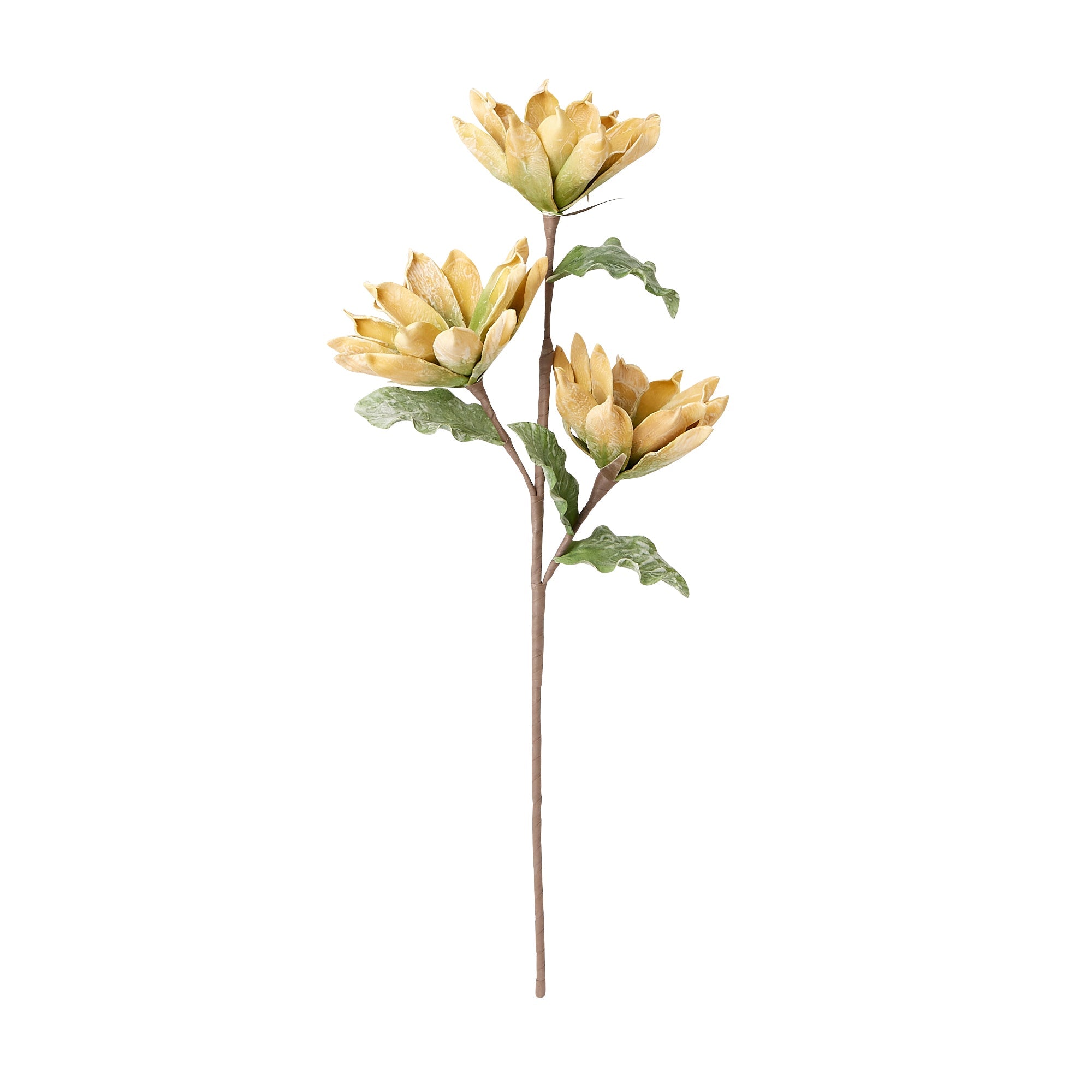 Yellow Artificial Flower Plant - Realistic Home Decor for Living Room, Office & Wedding Arrangements