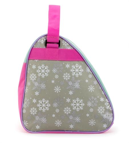 SFR Junior Skate Bag with Snowflake Design - Perfect for Kids' Ice Skating & Hockey Gear Storage | Durable & Stylish Sports Backpack for School & Rink