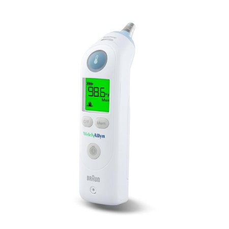 Braun ThermoScan 7 Ear Thermometer with Age Precision Technology - Fast, Accurate, Hygienic Temperature Reading for Babies, Kids & Adults - Perfect for Home, Clinic & Travel Use