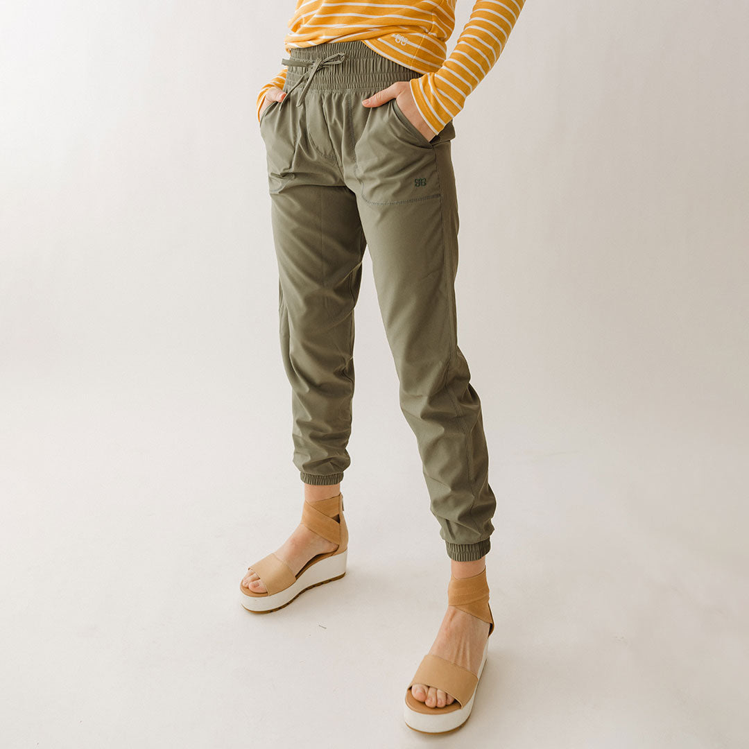 Destination Joggers for Men - Comfortable Olive Green Casual Pants for Running, Lounge & Travel | Perfect for Gym, Workout & Everyday Wear