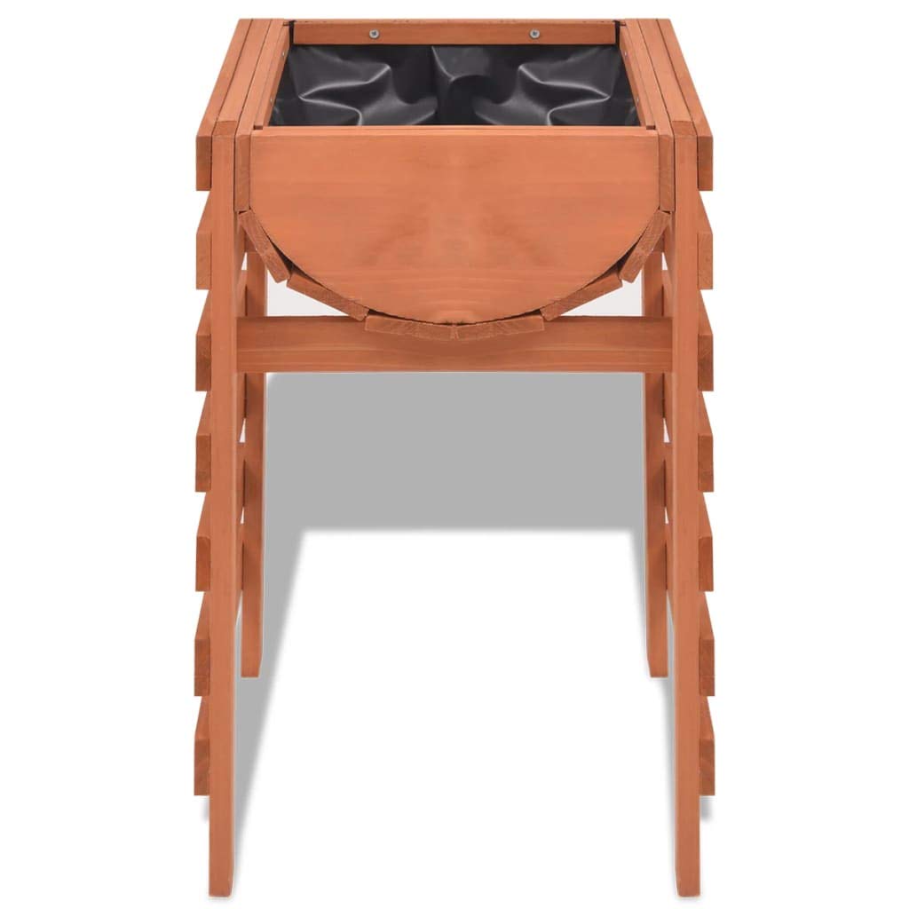 CHARMMA Large Wooden Planter Box 14.9x14.1x23.6 Inches - 3.45KG Heavy Duty Garden Planter for Indoor/Outdoor Plants, Flowers & Herbs - Perfect for Patio, Balcony, Deck & Backyard Decor