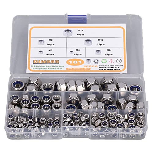 Lightweight Lock Nuts for Folding Beds & Electrical Machinery - Durable Hardware Fasteners for Home Furniture Assembly & Industrial Equipment Repair