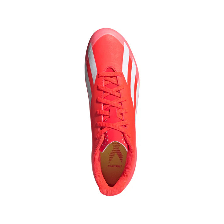 Adidas Crazyfast Club FXG Soccer Cleats for Adults - Lightweight & Durable Football Shoes for Men & Women - Perfect for Turf, Grass & Indoor Soccer Matches