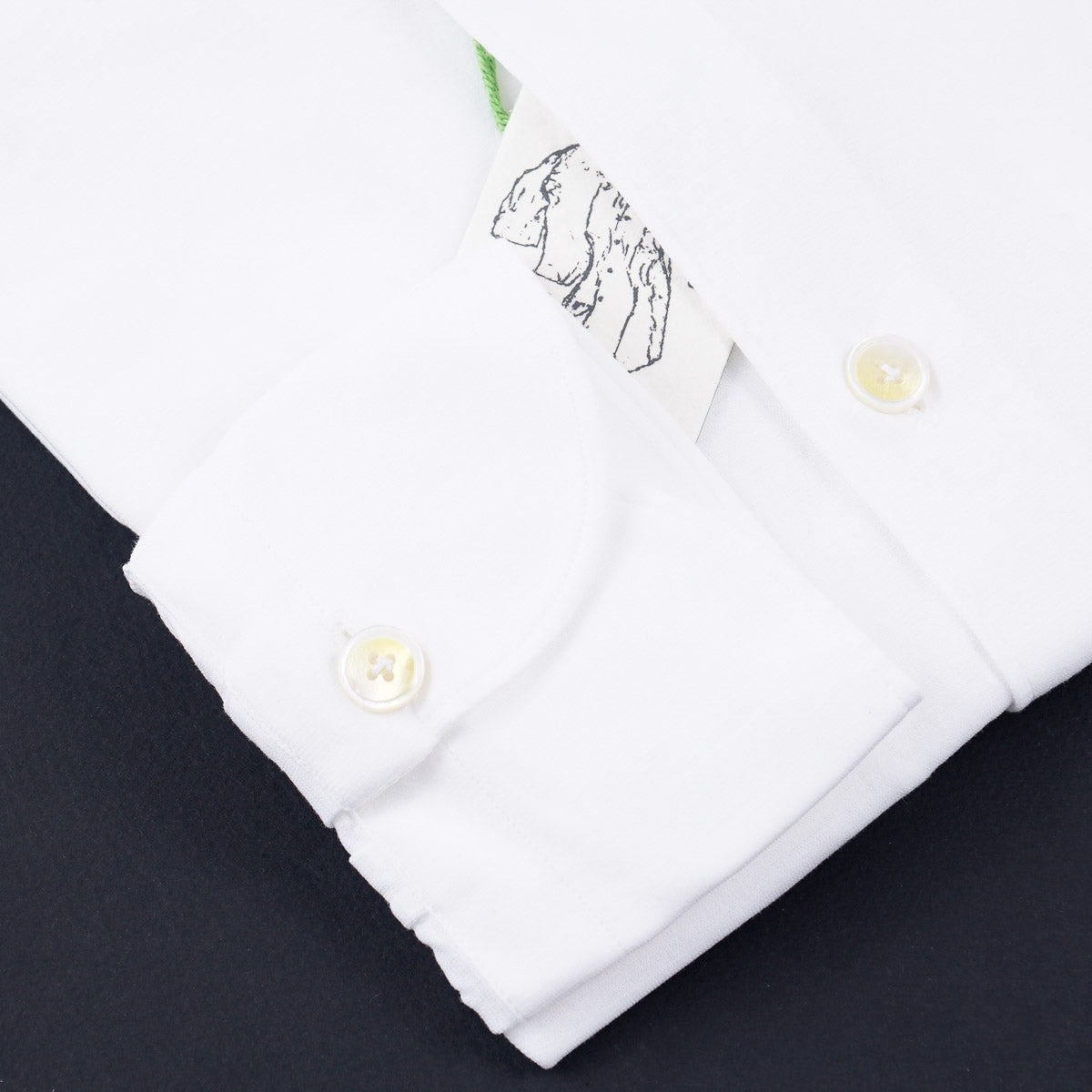 Finamore Lightweight Jersey Cotton Shirt for Men - Soft Breathable Casual Button Down Shirt - Perfect for Office, Travel & Everyday Wear