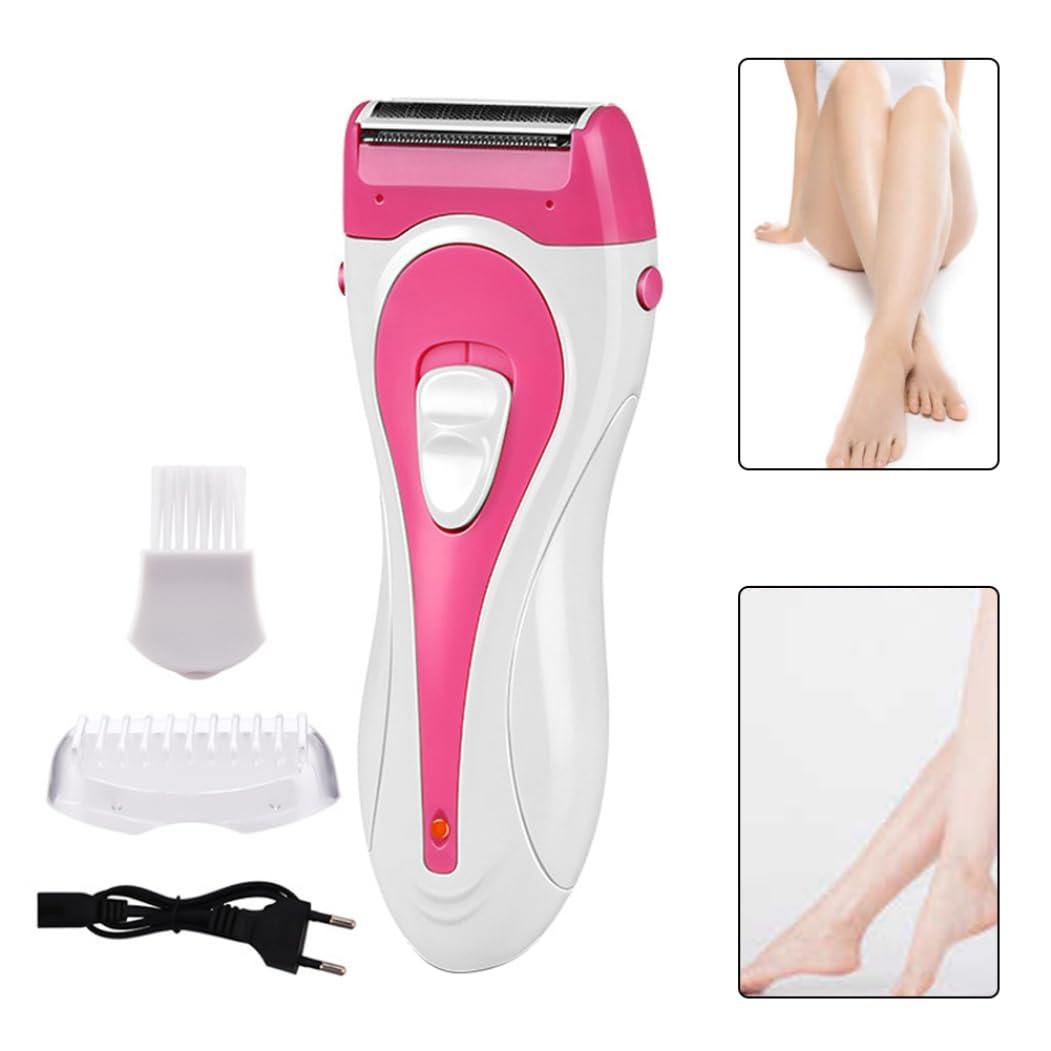 Electric Lady Shaver & Epilator for Women - Painless Hair Removal for Legs, Arms, Underarms & Full Body - Rechargeable Cordless Trimmer for Smooth Skin - Perfect for Travel, Gym & Home Use