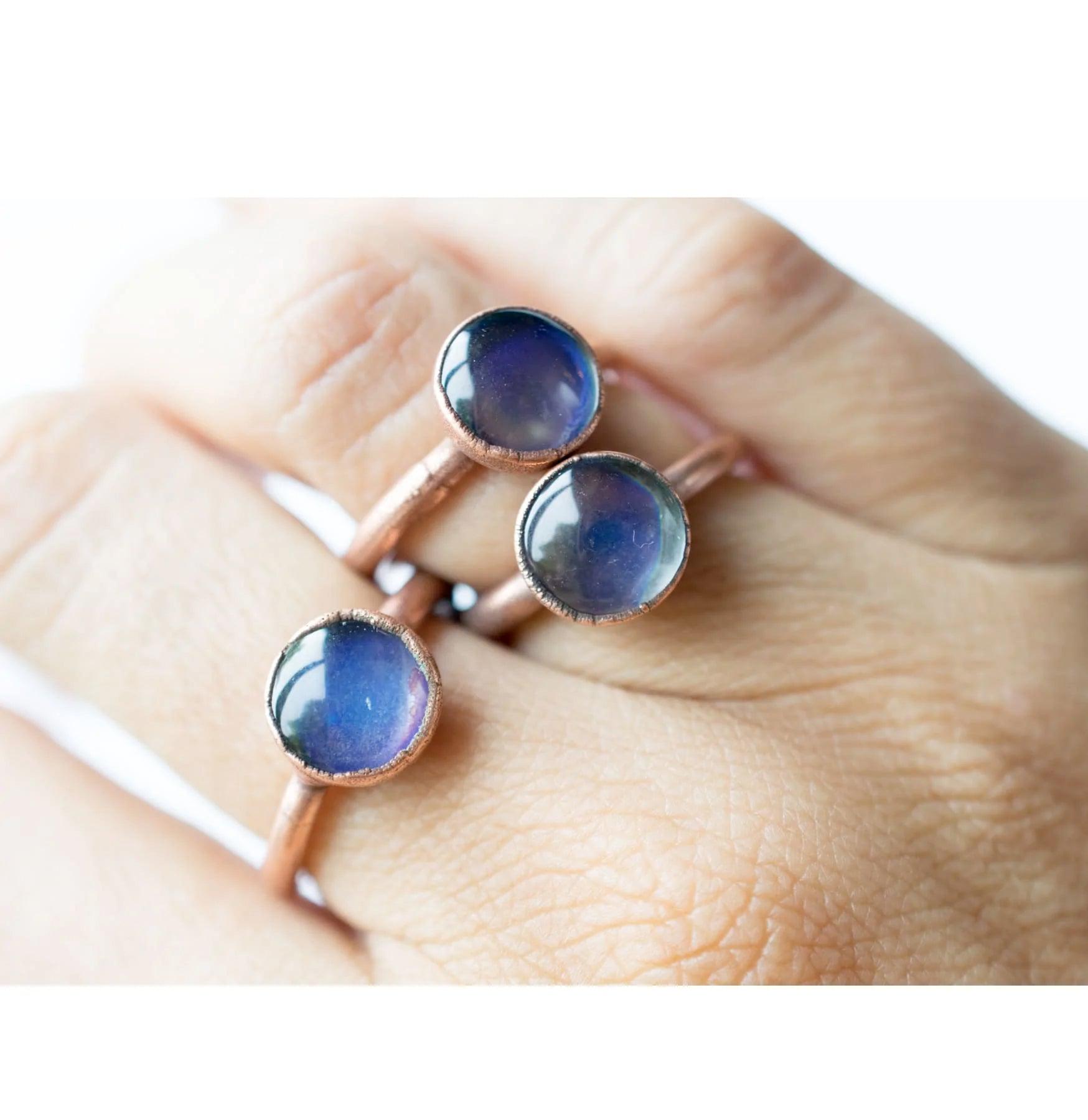 Genuine Mood Ring Color Changing Jewelry for Women & Men - Perfect for Parties, Gifts & Emotional Awareness