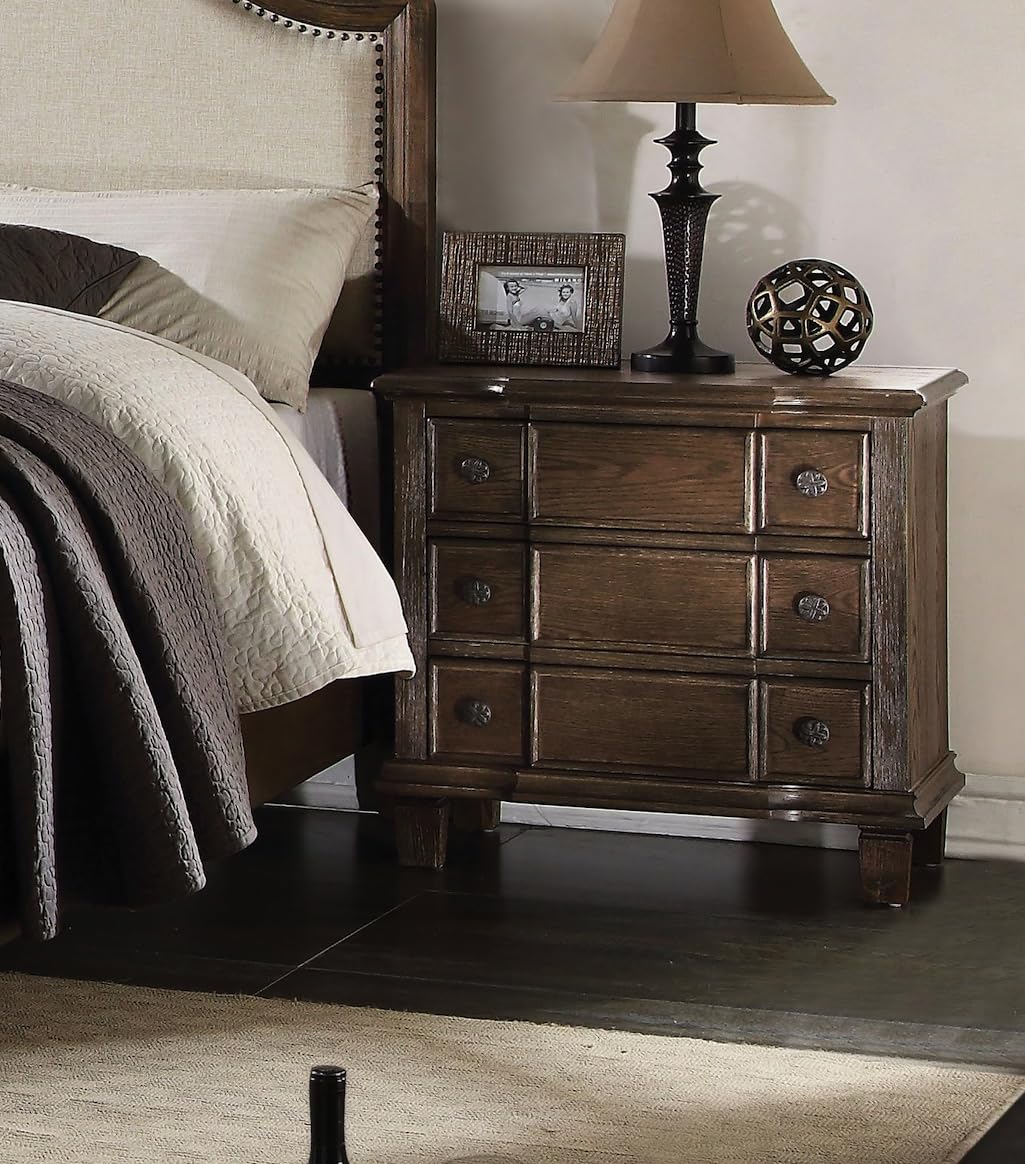 Modern 3-Piece Wooden Bedroom Set - Queen Size Panel Bed, Dresser & Nightstand (Box Spring Required) - Perfect for Master Bedrooms, Guest Rooms & Small Spaces