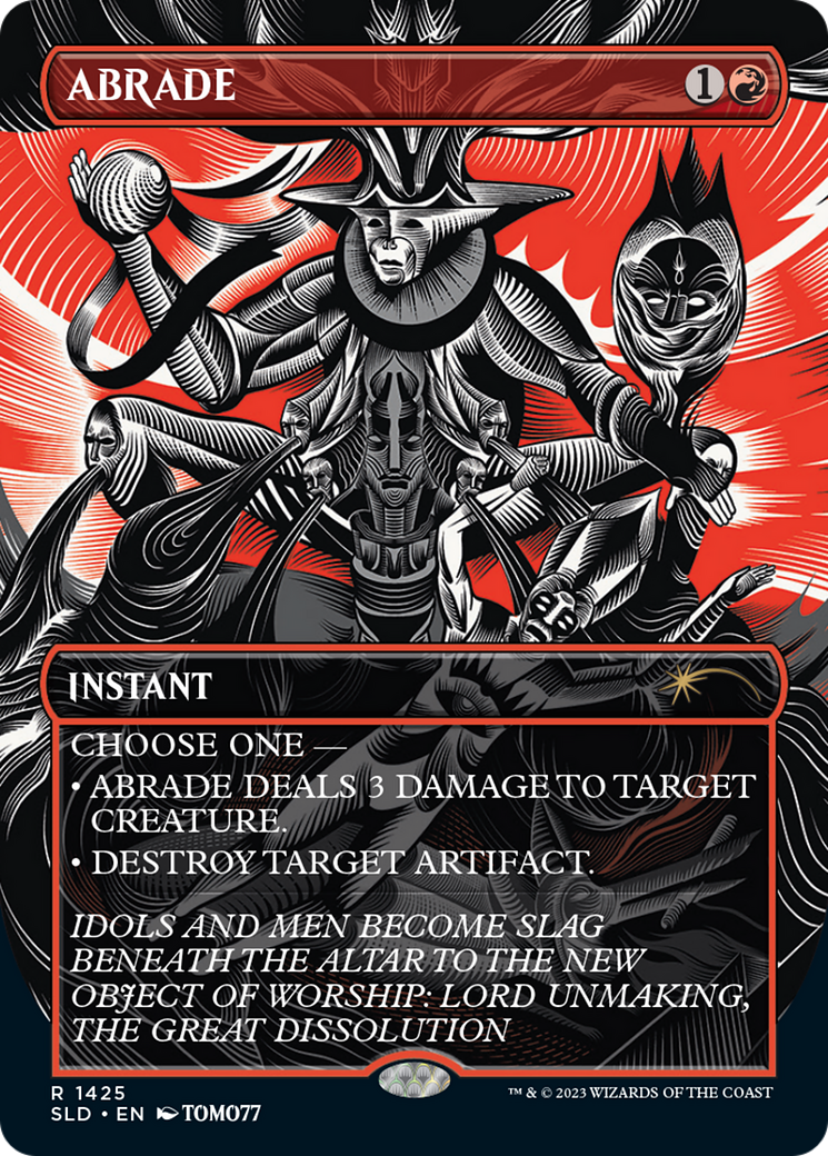 Abrade [Secret Lair Drop Series] MTG Card - Premium Collectible for Magic: The Gathering Players | Perfect for Commander, Modern & Casual Play