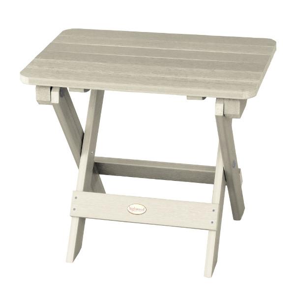 Portable Outdoor Folding Adirondack Side Table - Lightweight Patio Furniture for Camping, Beach, Garden & Poolside Use
