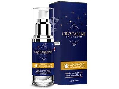 Crystalene Skin Serum - Anti-Aging Face Serum with Hyaluronic Acid & Vitamin C for Glowing Skin | Day & Night Moisturizer for Women & Men