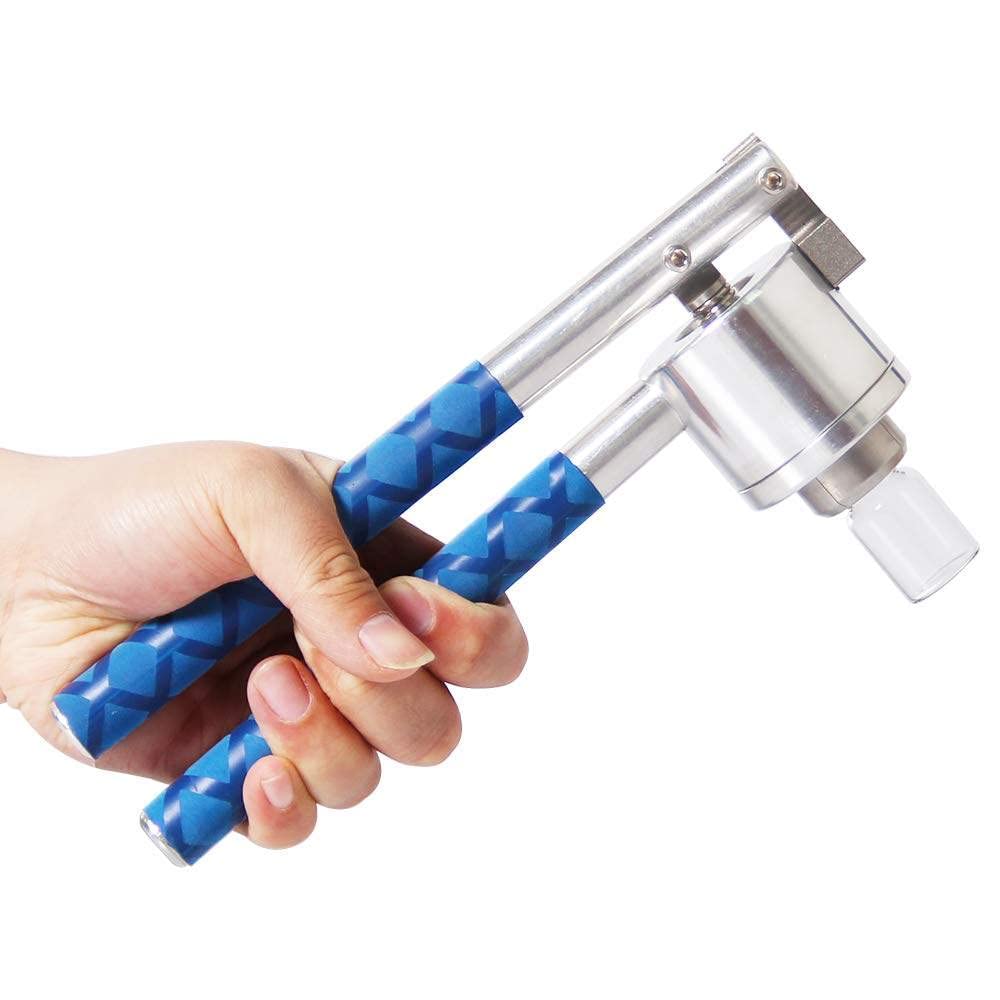 Stainless Steel Perfume Bottle Crimper Machine - 13mm/15mm/18mm/20mm Vial Sealer for Manual Spray Bottle Capping | DIY Perfume, Essential Oil & Cosmetic Packaging Tool