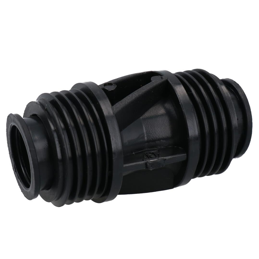 20 x 20mm MDPE Straight Pipe Compression Fitting Coupling Connector - 10 Pack - for Water Supply, Irrigation & Plumbing Systems