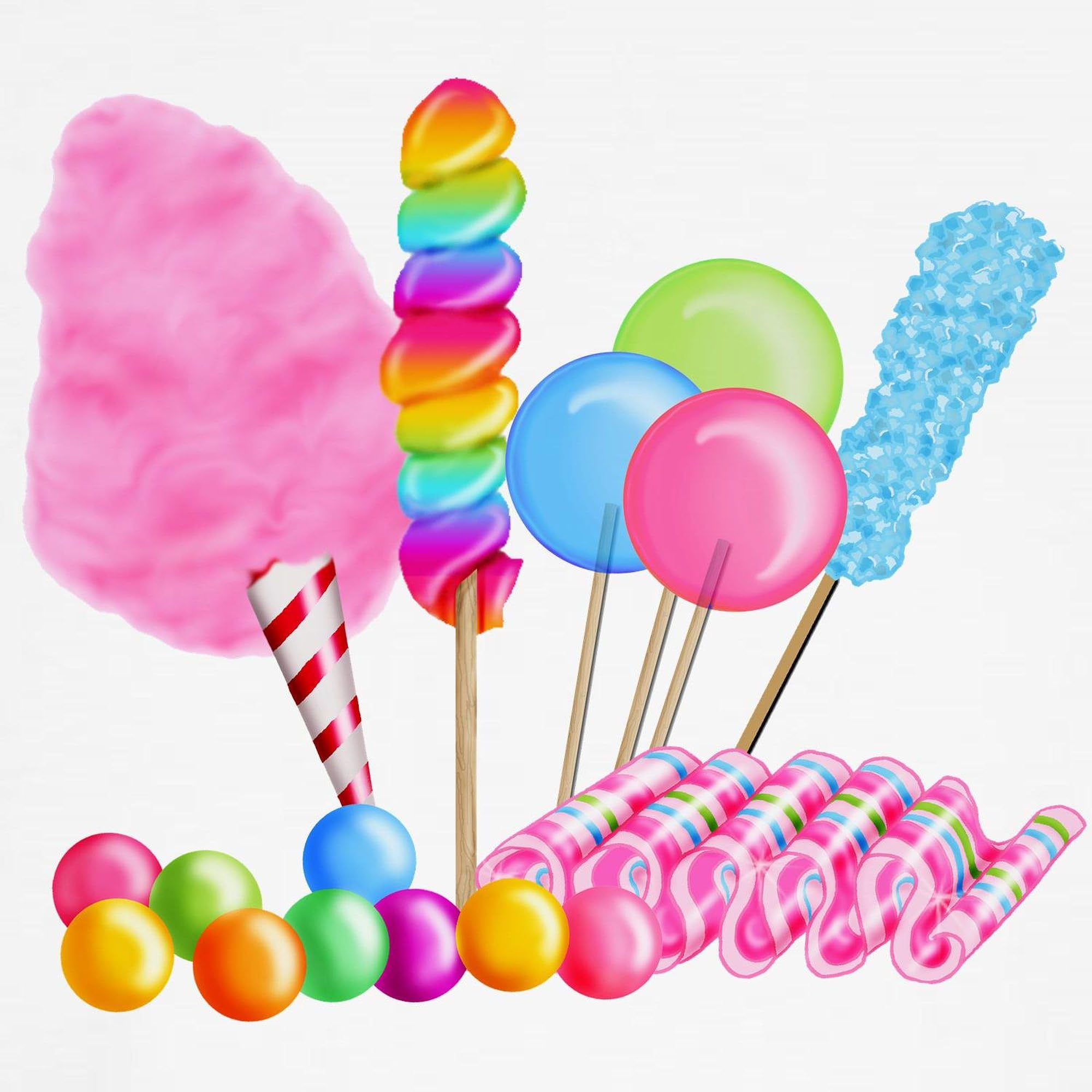 Candy Circus Graphic T-Shirt for Toddlers - 100% Cotton Cute Kids Tee - Perfect for Birthday Parties & Casual Wear