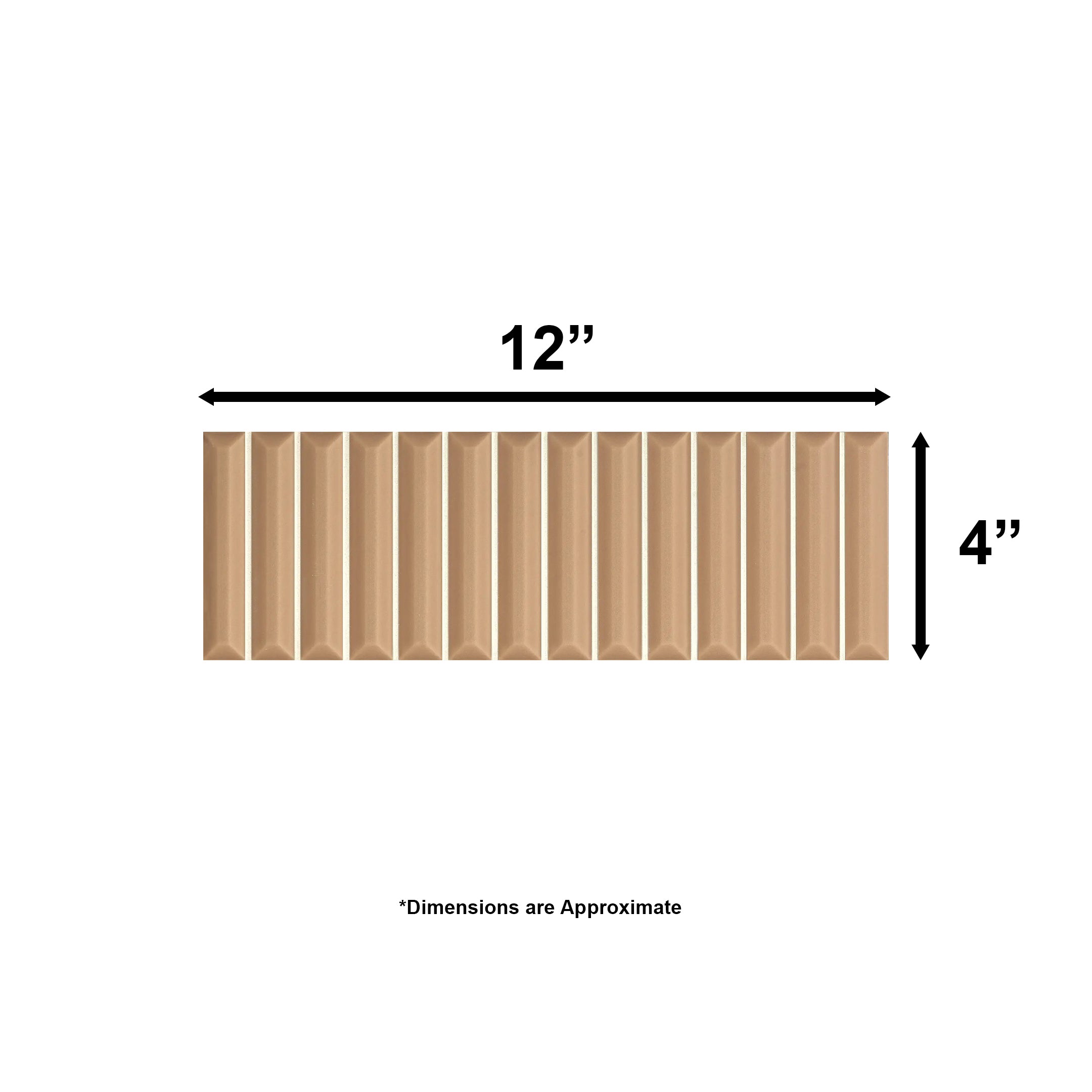 Premium Hashi Curve Kit Kat Fluted Wall Tile - Elegant Textured Ceramic Tiles for Modern Kitchen Backsplash & Bathroom Decor