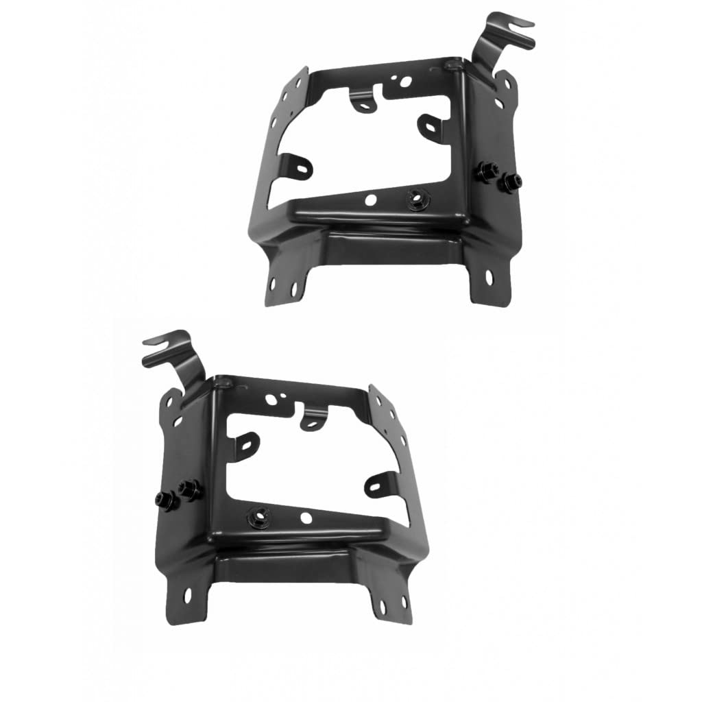 Chevy Silverado 1500 2014-2015 Front Bumper Bracket Pair - Driver & Passenger Side | CAPA Certified | GM1066197 GM1067197 Replacement | Perfect for Off-Roading, Collision Repair & Vehicle Maintenance