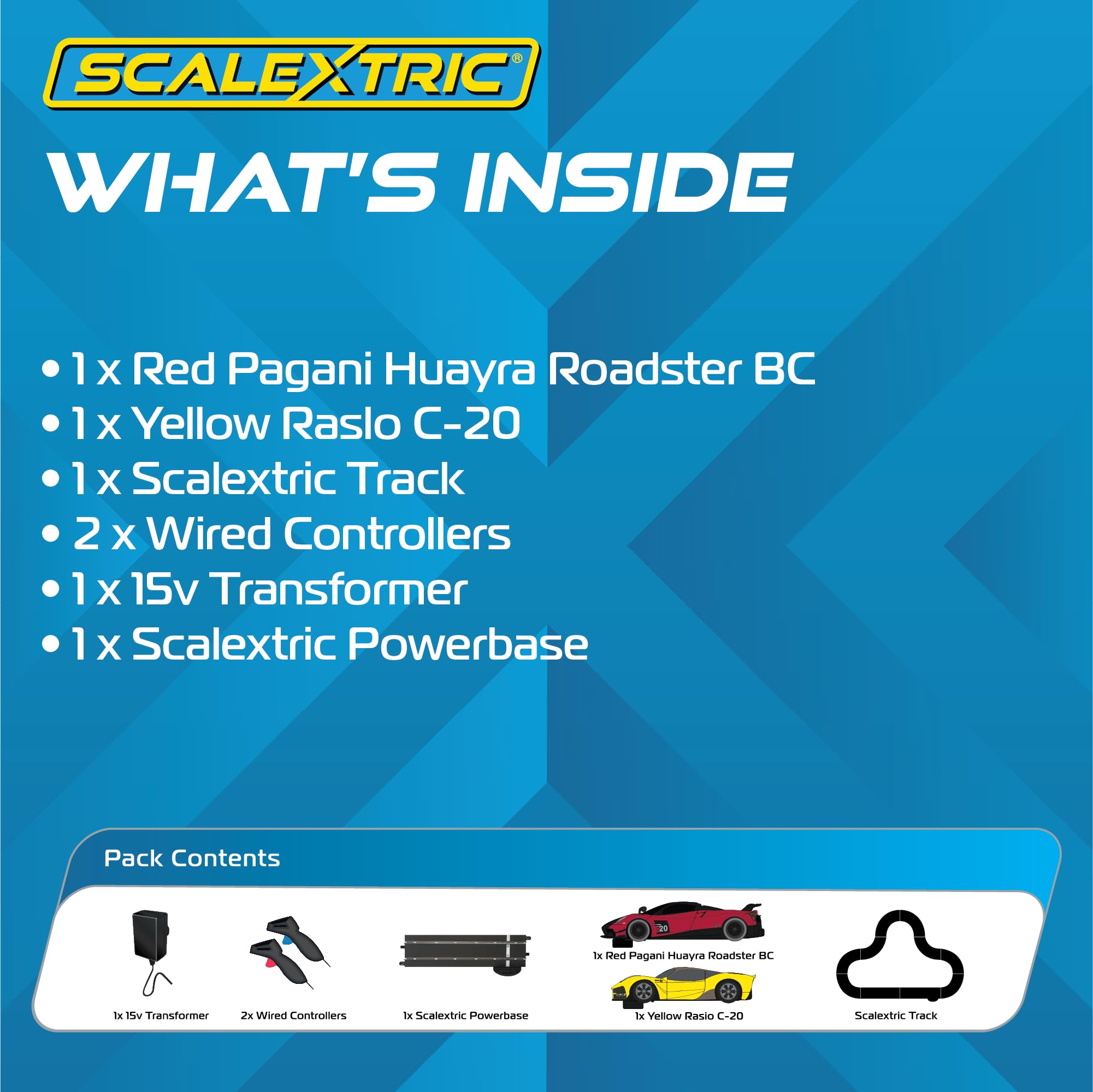 Scalextric C1422M Street Cruisers 1:32 Scale Electric Slot Car Racing Set - Mains Powered Track for Adults & Kids Ages 8+ | Perfect for Family Game Nights, Birthday Gifts & Competitive Racing Fun