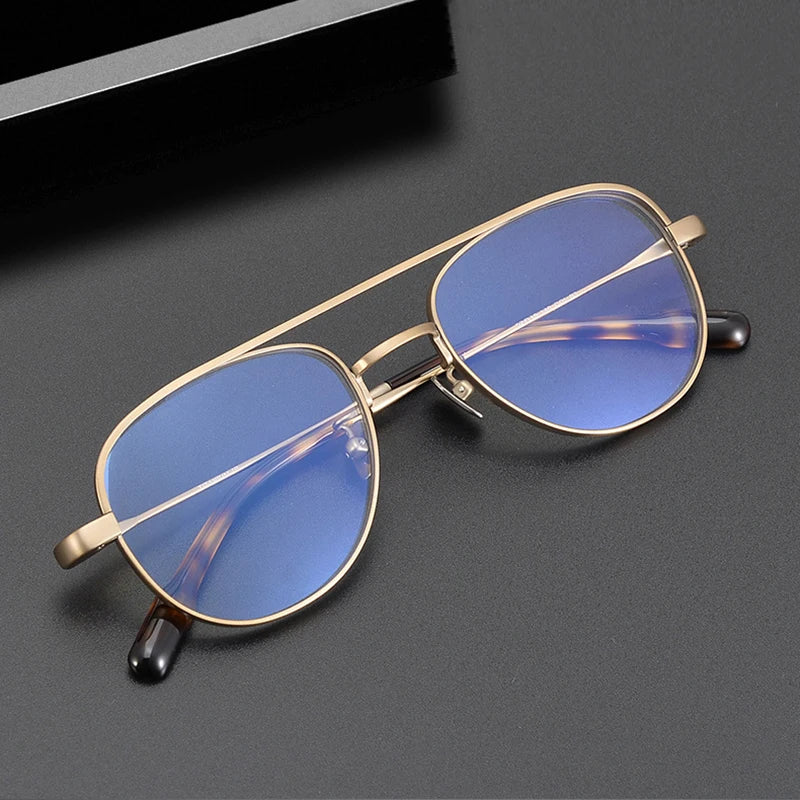 Stylish Black Titanium Oval Round Eyeglasses for Women - Lightweight & Durable Full Rim Frames - Perfect for Work, Reading & Everyday Fashion