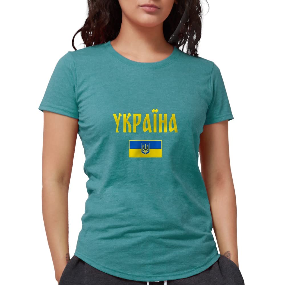 Ukraine T-Shirt - Ukrainian Pride Tri-Blend Tee for Men & Women | Comfortable Casual Wear for Travel, Sports & Everyday Outfits