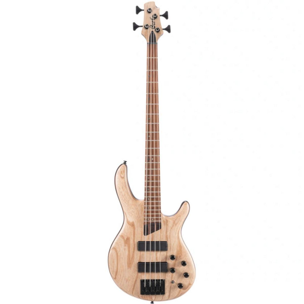 Cort B4 ELEMENT OPN 4-String Electric Bass Guitar - Natural Finish | Perfect for Live Performances, Studio Recording & Rock Music