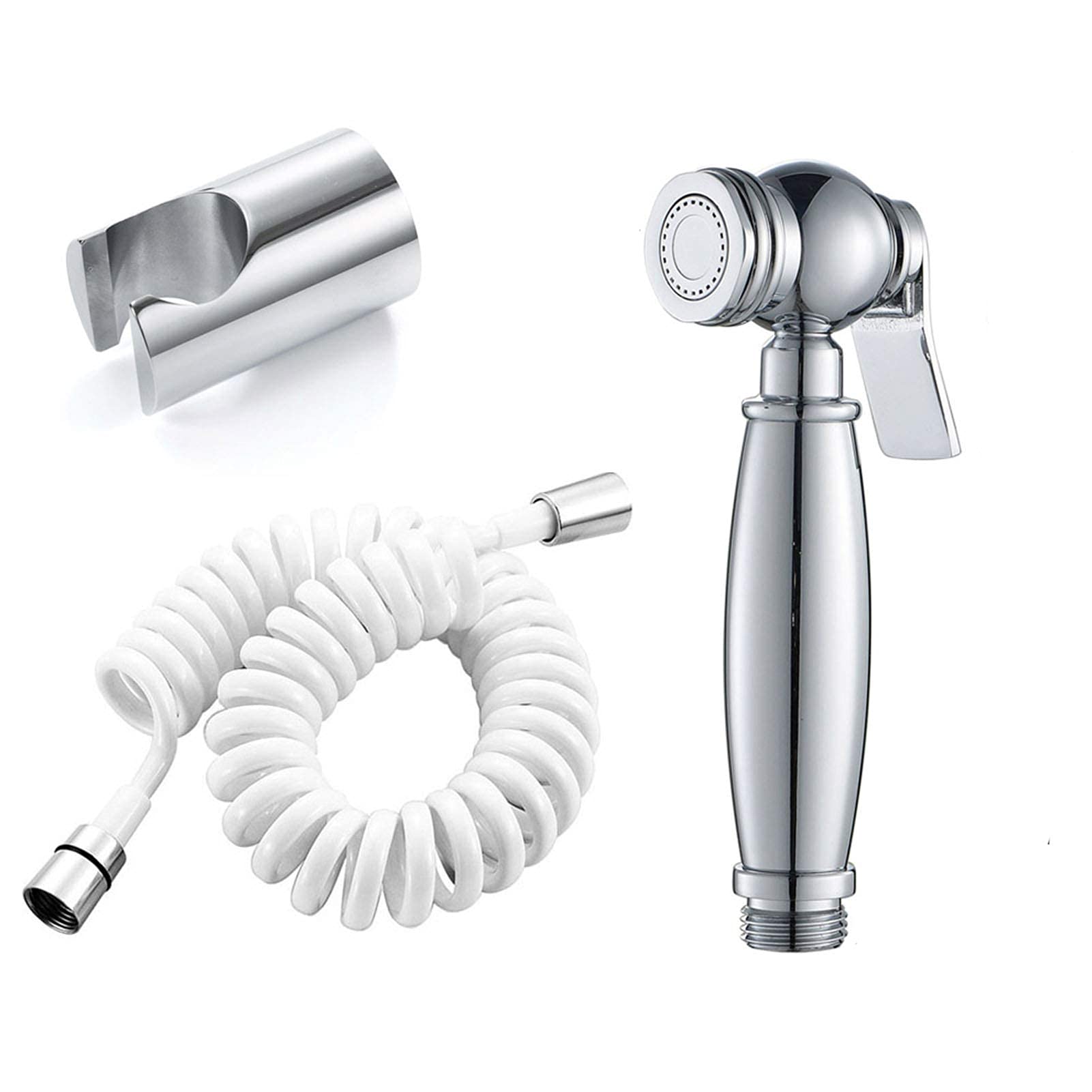 Handheld Bidet Sprayer for Toilet - Brass Bidet Sprayer Set with Wall Mount | Perfect for Baby Cloth Diaper Cleaning & Shower Wash | Hygienic Bathroom Accessory for Toilet Cleaning & Personal Hygiene